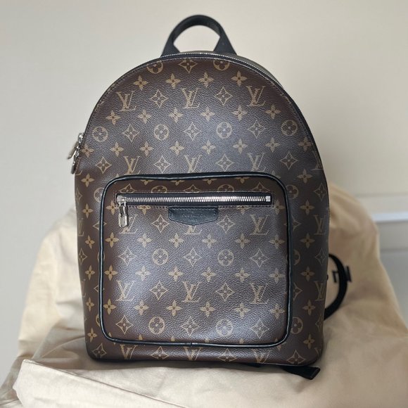 Louis Vuitton Josh Monogram Brown Coated Canvas Backpack display picture 1